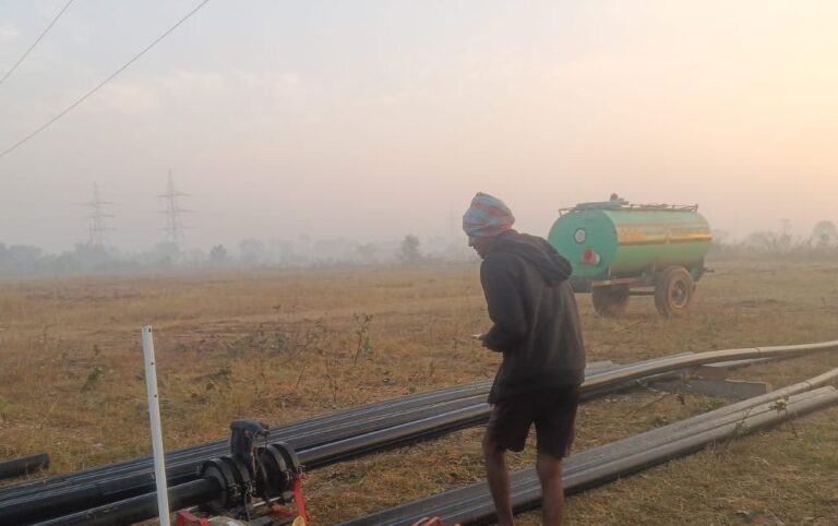 Underground Power Cable Laying — Simplex Electricals site photograph 1